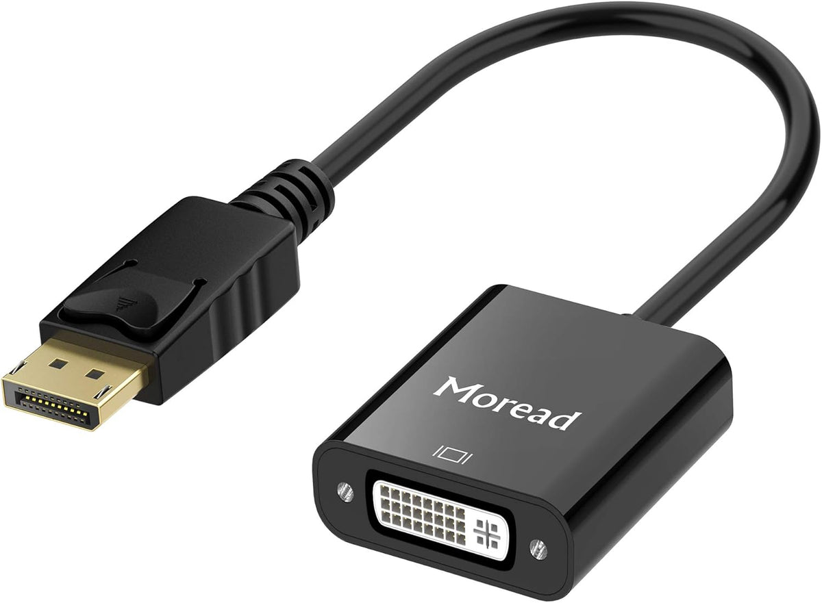 DisplayPort to DVI-D Adapter, Gold-Plated, Black, Pack of 2 S7584