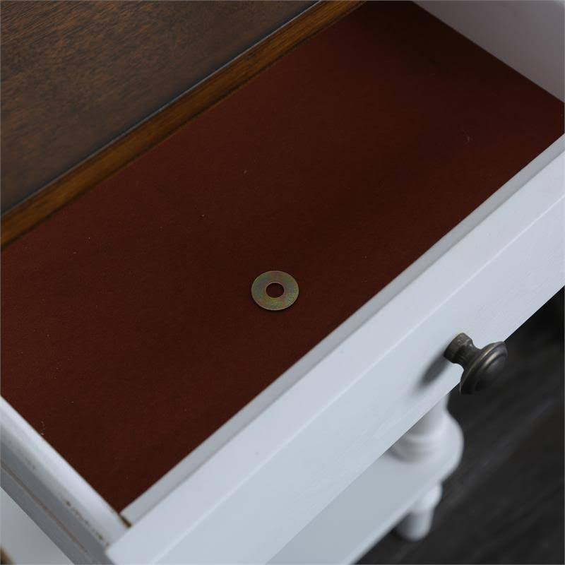 White Wood Writing Desk S33753
