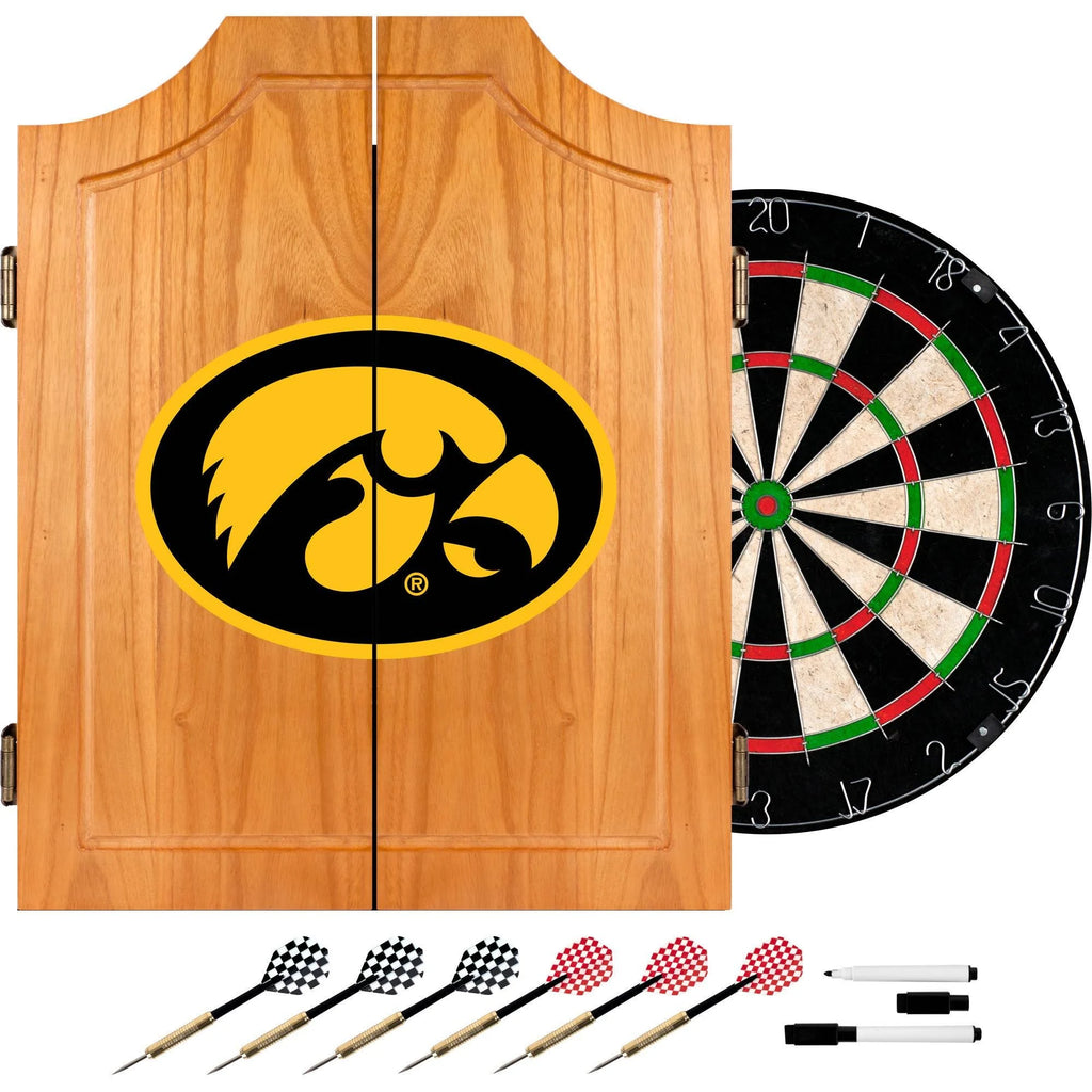 Wood Dart Cabinet Set Y30741
