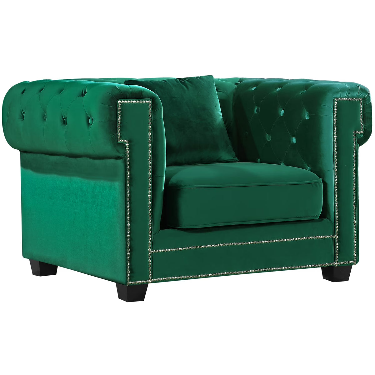 Green Velvet Chair A624