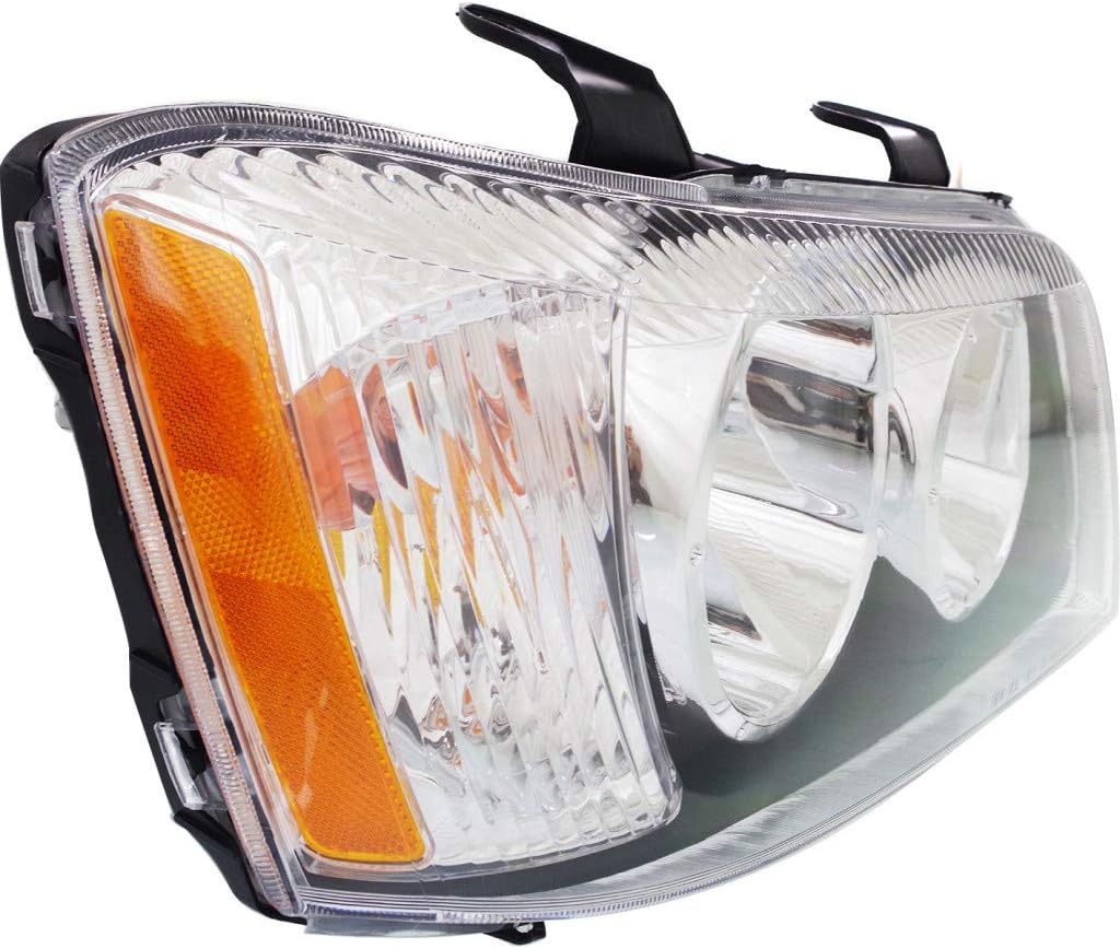 Passenger Side Head Light Assembly with Bulbs T1161