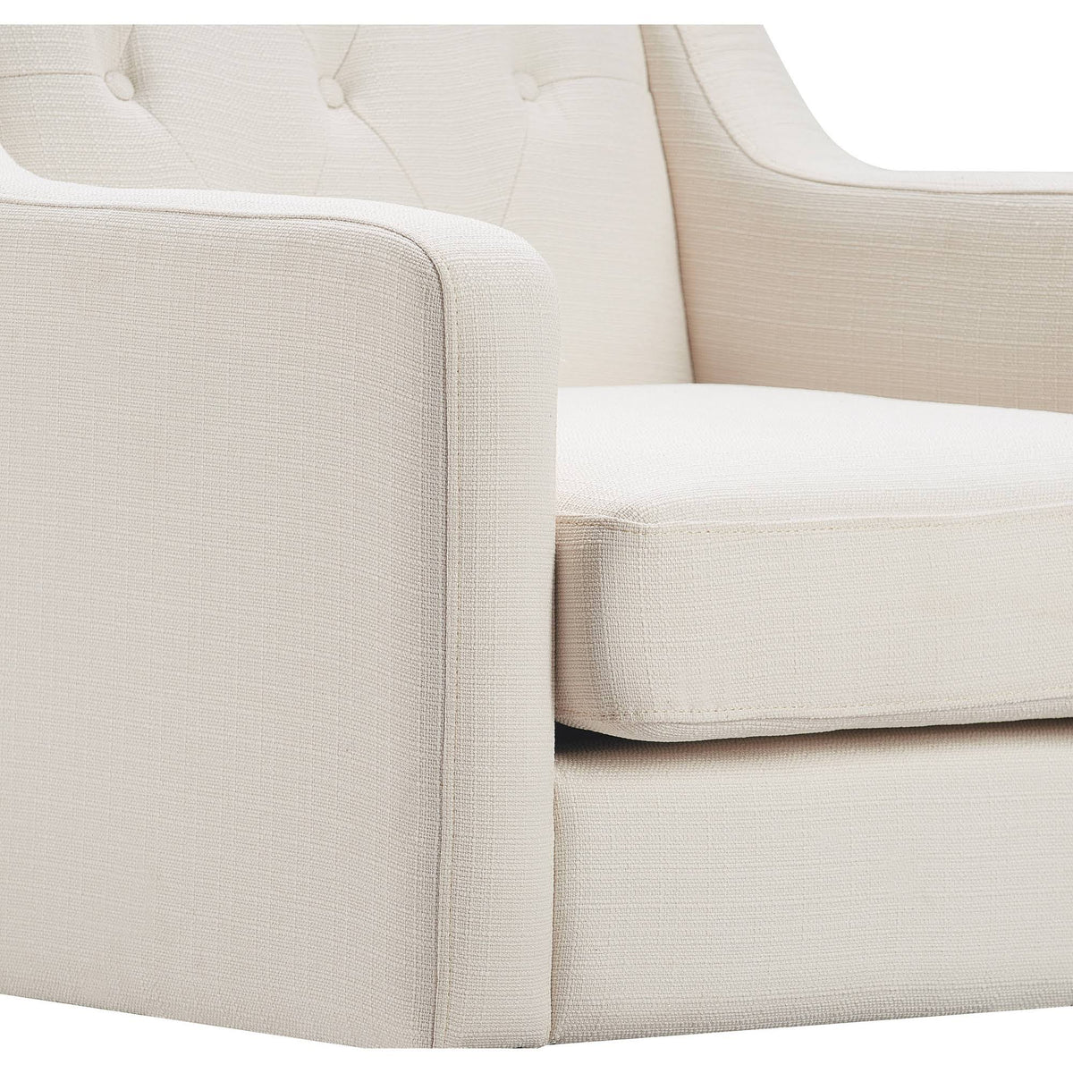 Cream Tufted Accent Chair C783
