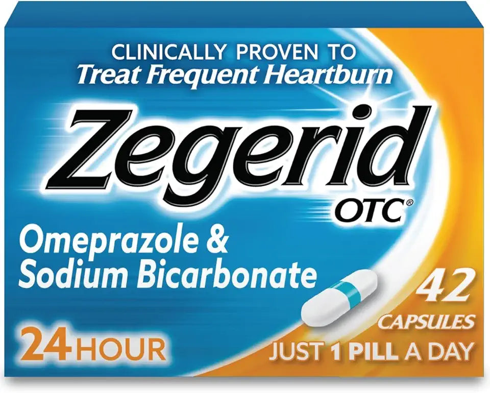 Omeprazole 20mg and Sodium Bicarbonate 42 Capsules N21284