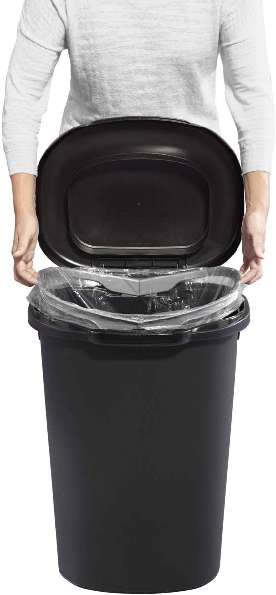 13 Gallon Black Trash Can X9037
