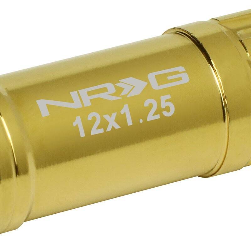 21 PC Chrome Gold Steel Lug Nut Set L293050