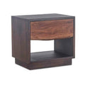 Acacia Wood 1 Drawer Nightstand T2979