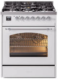White Dual Fuel Natural Gas Range Y3316