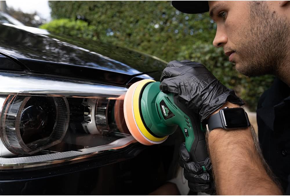 Cordless Car Buffer Polisher with 12V Lithium Rechargeable Battery H2165