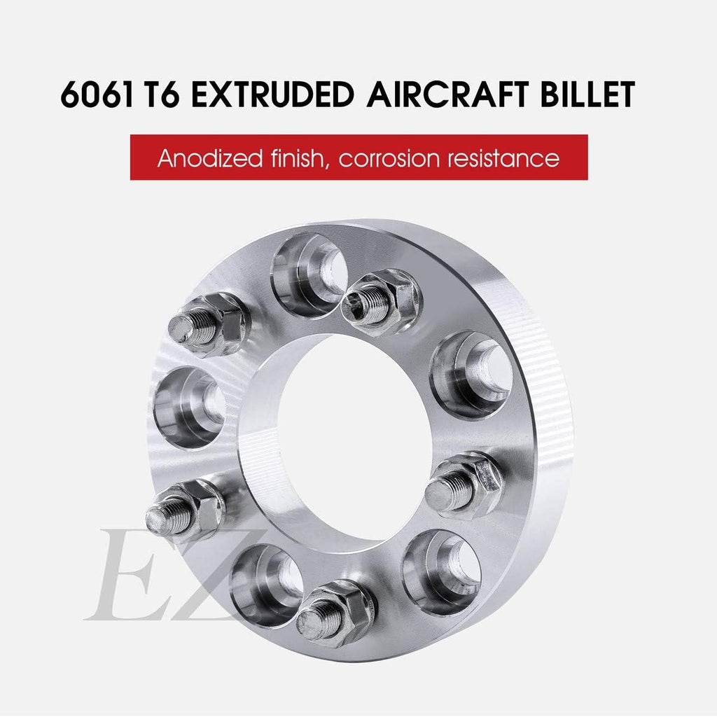 2 Wheel Adapters 5x5.5 to 5 Lug 5" Thickness 1.5 Inch F741