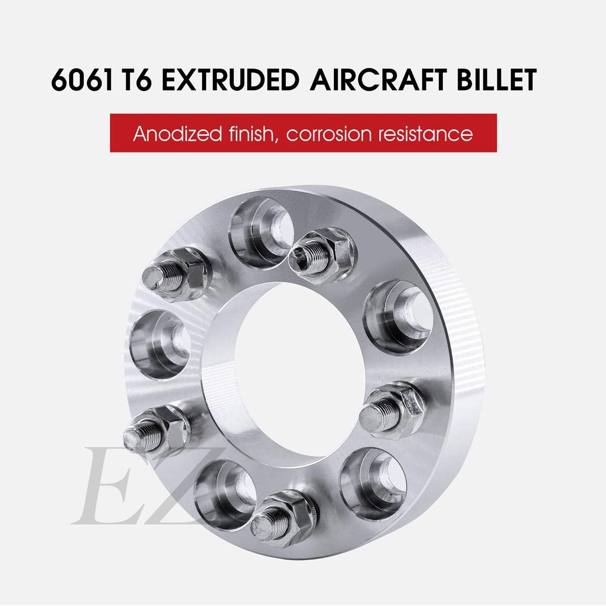 2 Wheel Adapters 5x5.5 to 5 Lug 5" Thickness 1.5 Inch F741