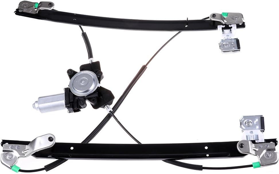 Front Left Power Window Motor and Regulator Assembly Pack of 2 O9409