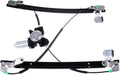 Front Left Power Window Motor and Regulator Assembly Pack of 2 O9409