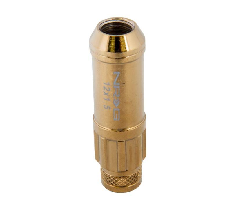 21 PC Chrome Gold Steel Lug Nut Set L293050