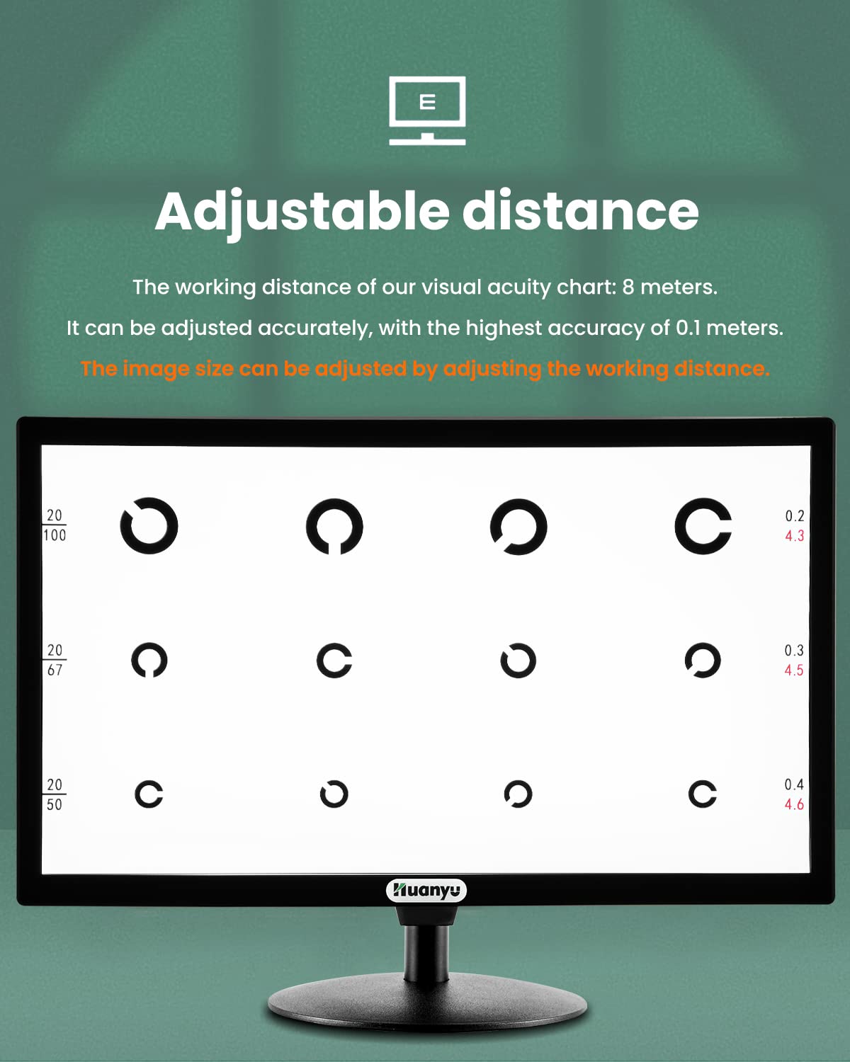 21.5inch LCD Digital Visual Acuity Chart C49248
