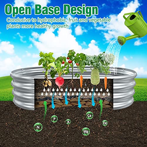 2x2x1 Ft Round Raised Garden Bed P7781