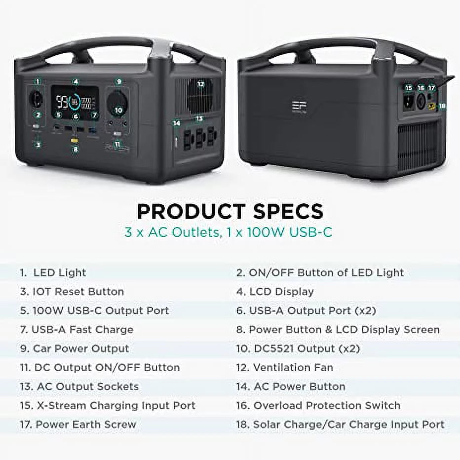 Portable Solar Generator Power Station B7703