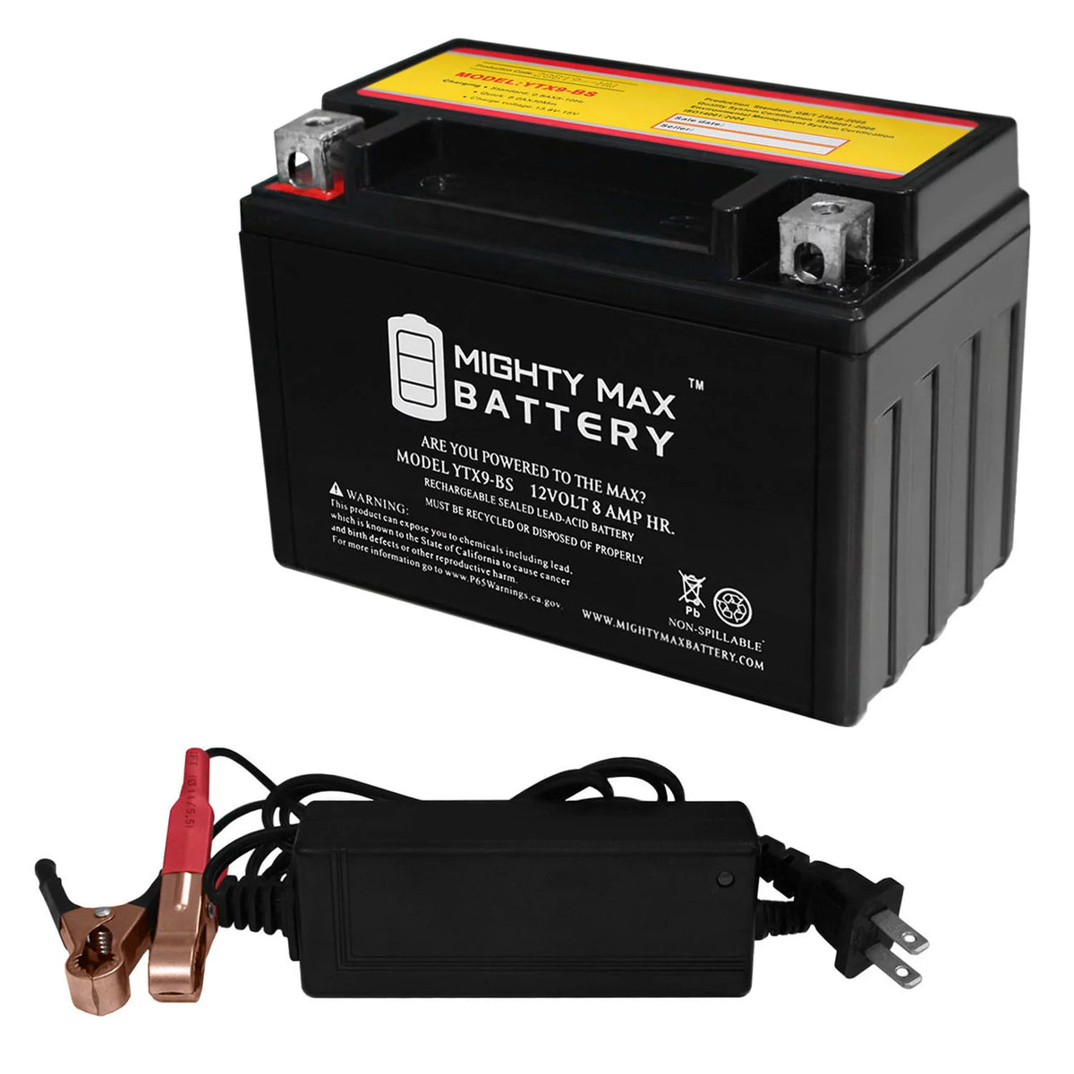 YTX9-BS 12V 2Amp Charger L63674