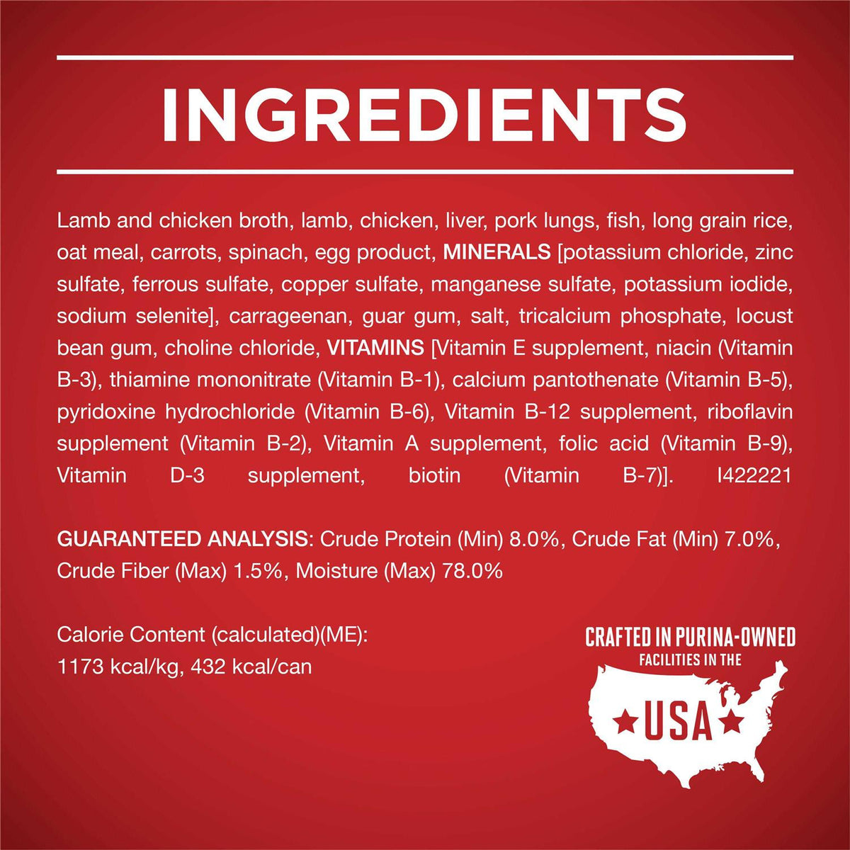 Wet Dog Food Lamb & Long Grain Rice V2133