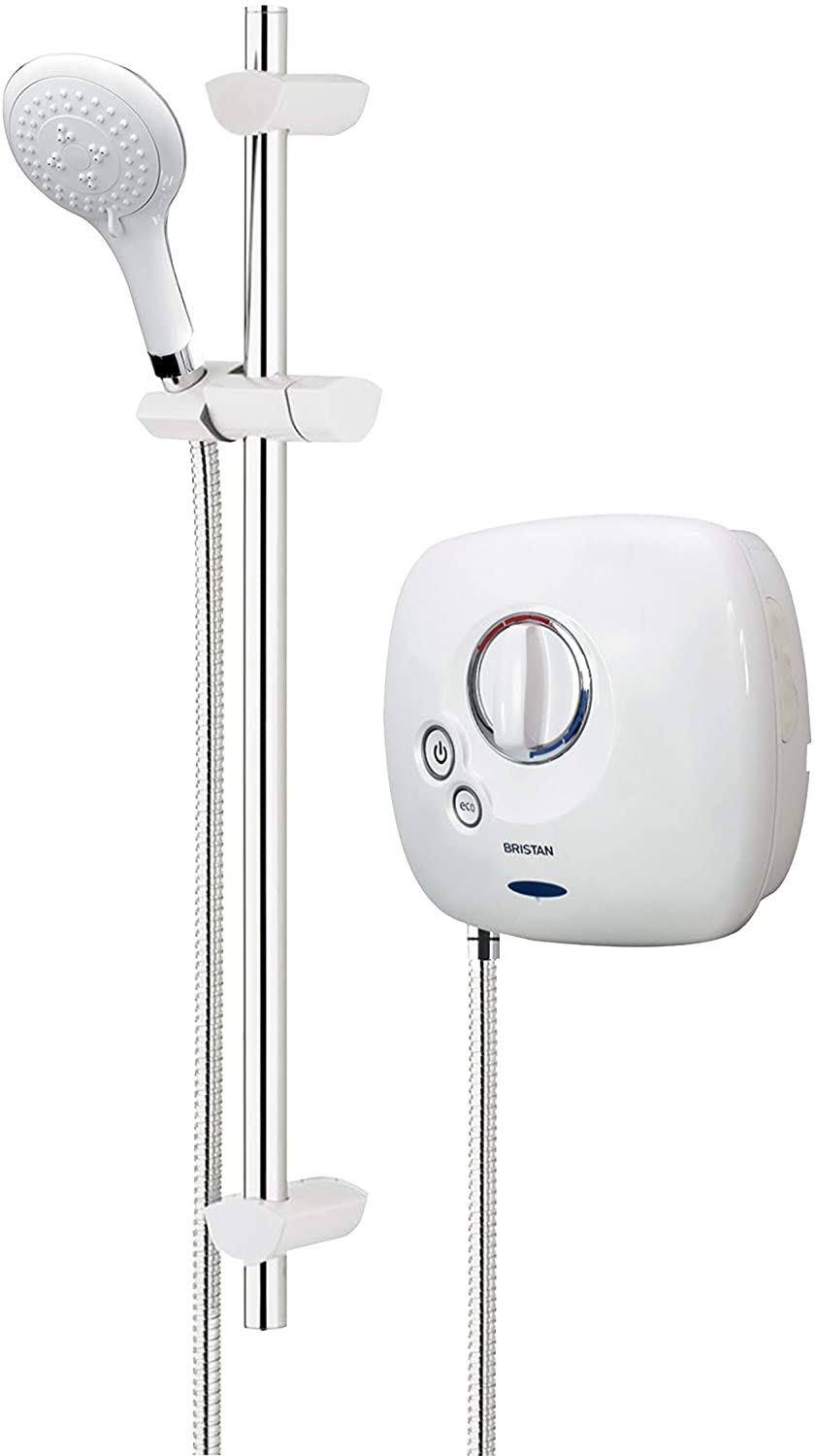 White Hydropower Thermostatic Power Shower N1288