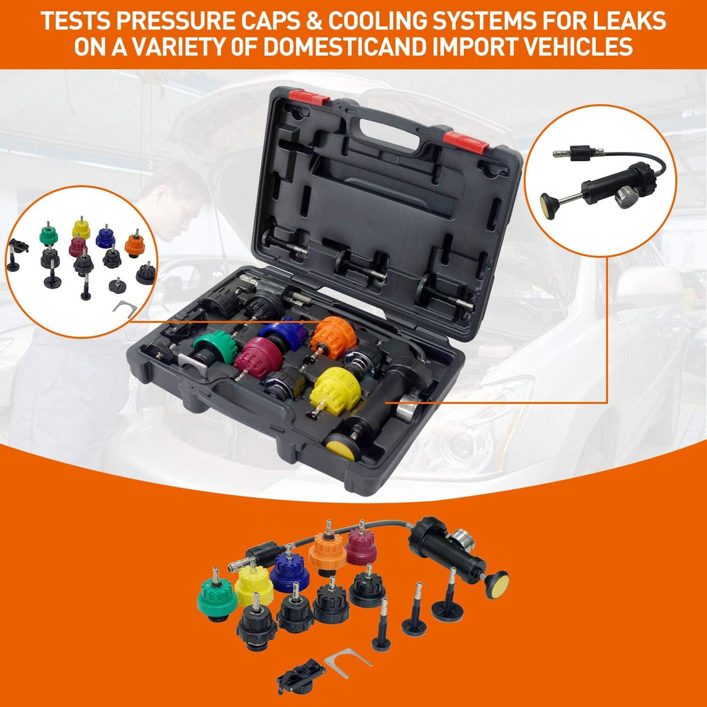 Radiator Pressure Tester Kit, Vacuum Pump Type, Pack of 2 W377047