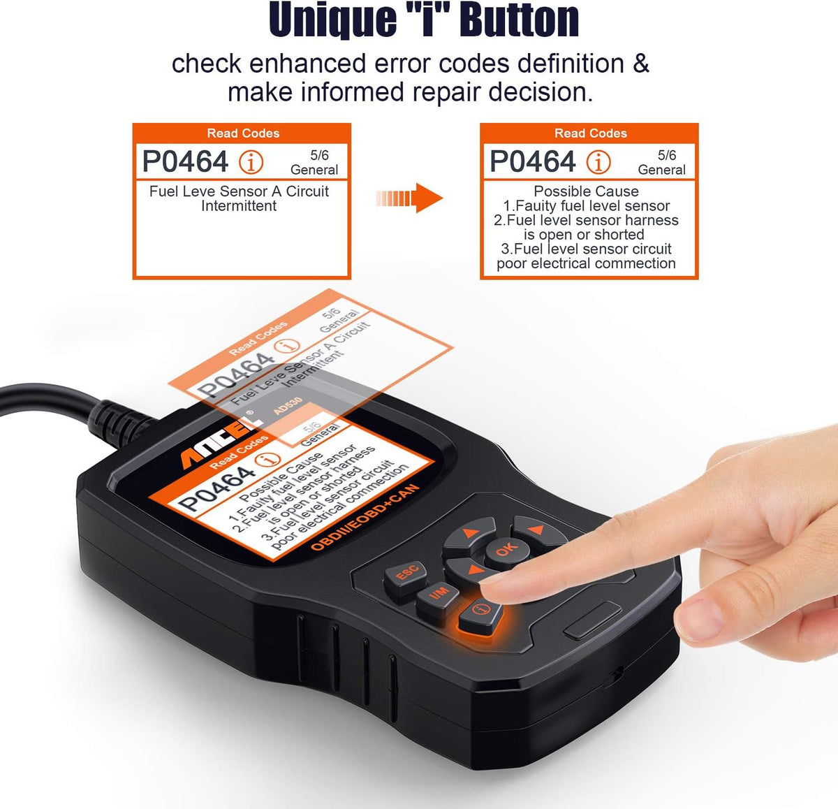 OBD2 Scanner Code Reader Diagnostic Scan Tool Pack of 2 Z772