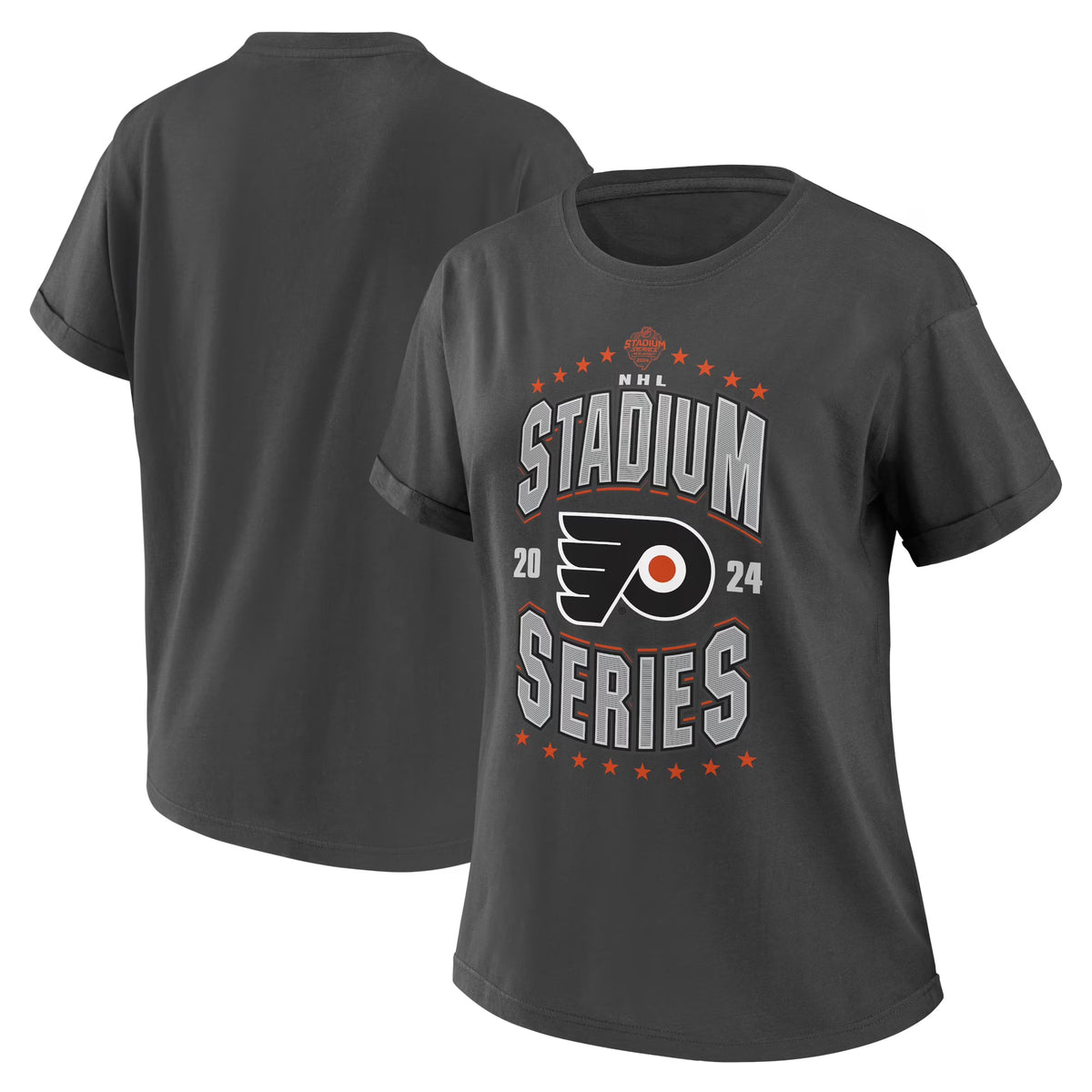 Charcoal Philadelphia Flyers Boyfriend T-Shirt V13761