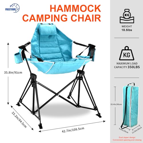 Folding Hammock Camping Chair with Stand U8076