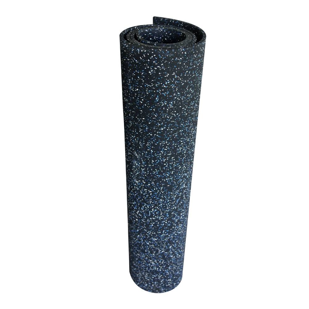 3/16 in. x 4 ft. x 13 ft. Black Rubber Flooring B50060