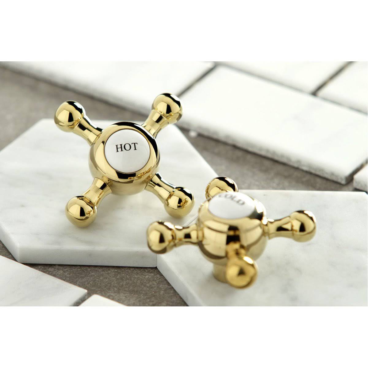 Polished Brass Roman Tub Filler with Hand Shower B9664