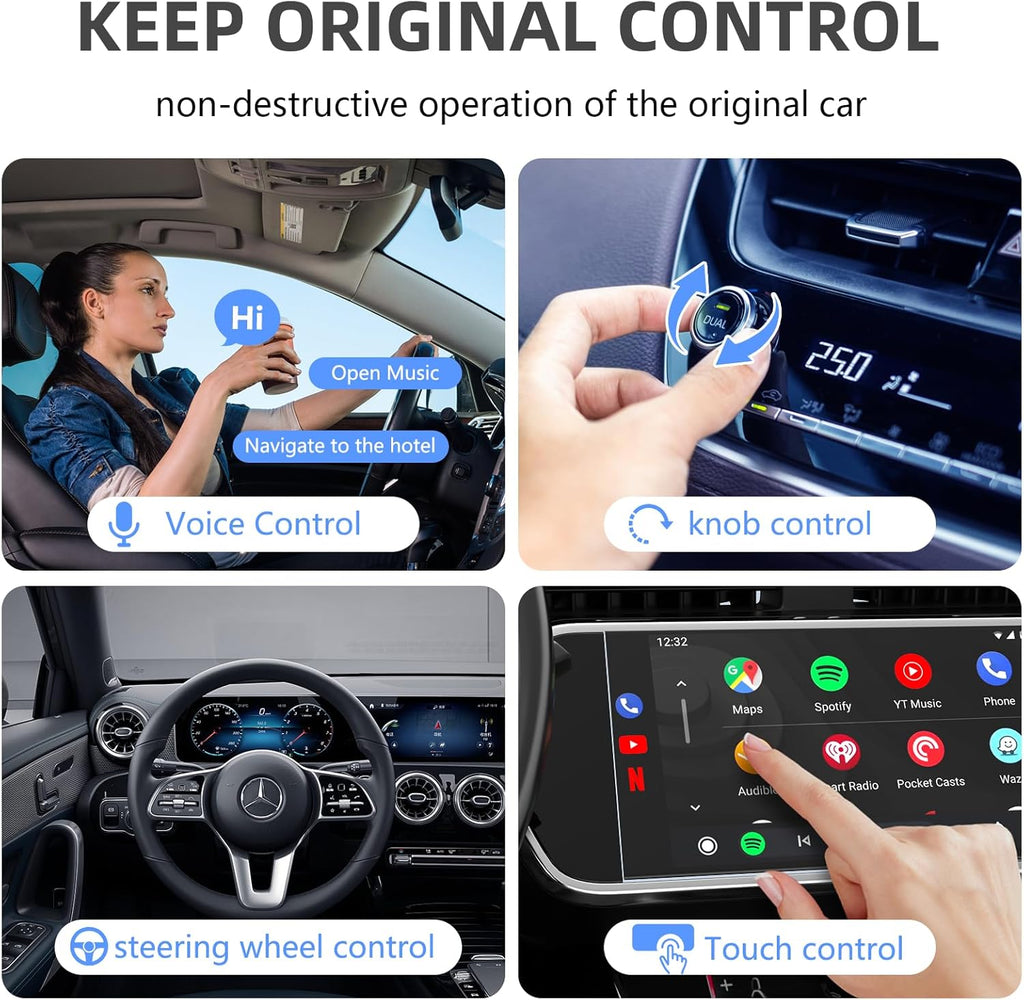 Wireless Carplay Adaptor Android Auto Dongle D46911