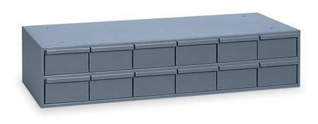Gray Cold Rolled Steel 12 Drawer Storage Cabinet D653073