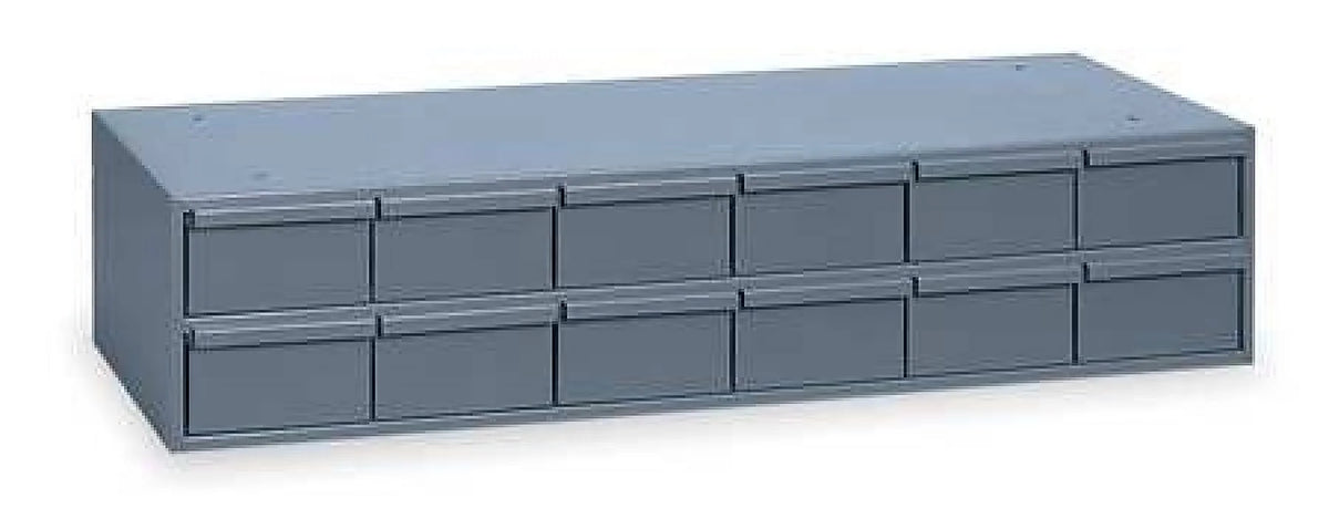 Gray Cold Rolled Steel 12 Drawer Storage Cabinet D653073