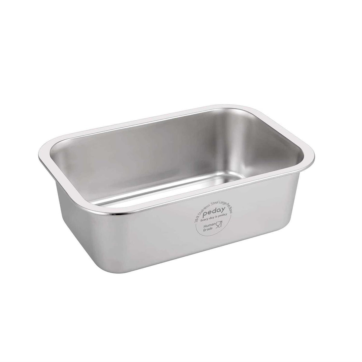 Large 304 Stainless Steel Dog Water Bowl Q4404