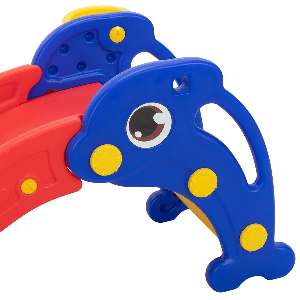 Toddler Slide with Basketball Hoop, Ball and Ladder C7900
