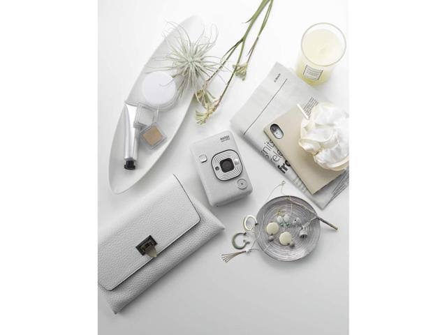 White Hybrid Instant Camera V1030