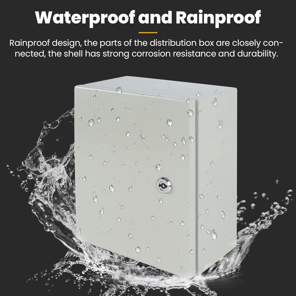 Metal Electrical Box IP65 Outdoor Junction Box 8x6x12 O987036
