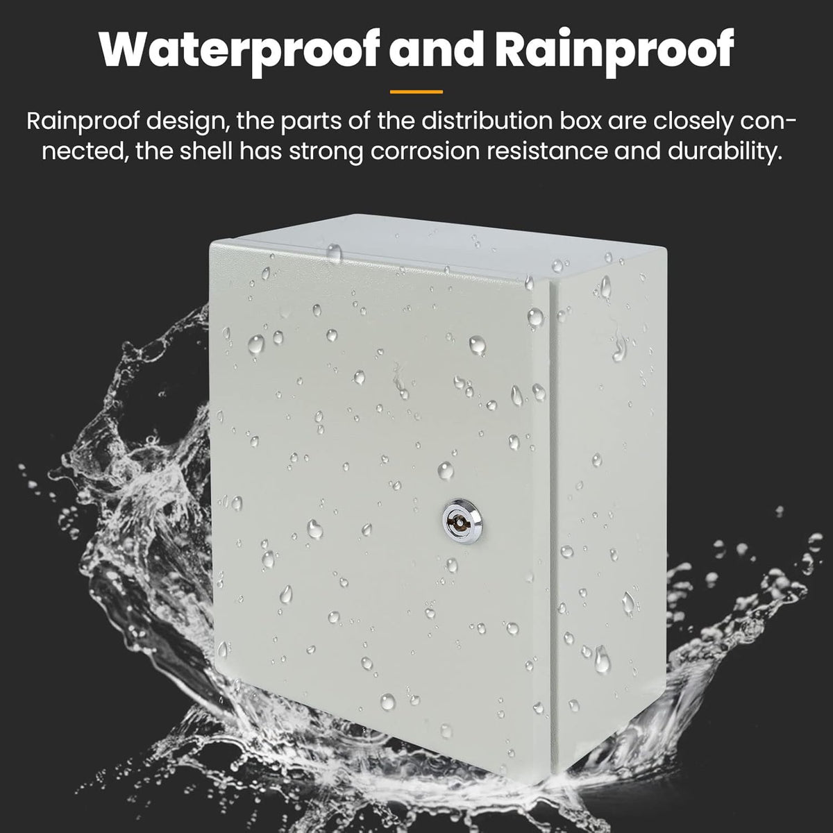 Metal Electrical Box IP65 Outdoor Junction Box 8x6x12 O987036
