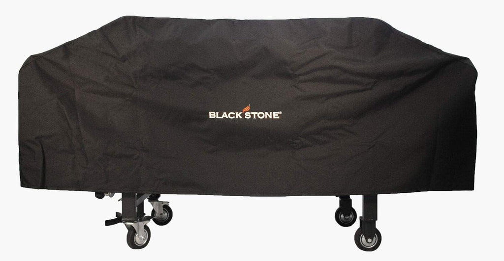 Blackstone 600D Polyester Heavy Duty Flat Top Gas Grill Cover, Black & 8 Pieces Flat Top Grill Accessories Cleaner Tool Set, Black Pack of 2 V24432