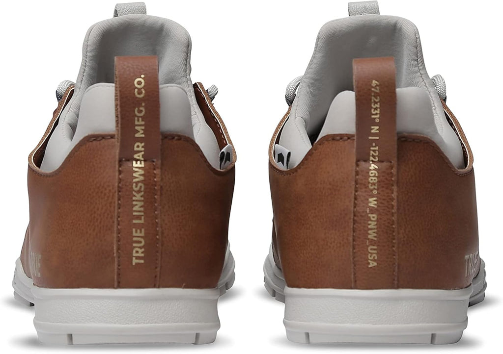 Soft White/Brown Golf Shoes H2732