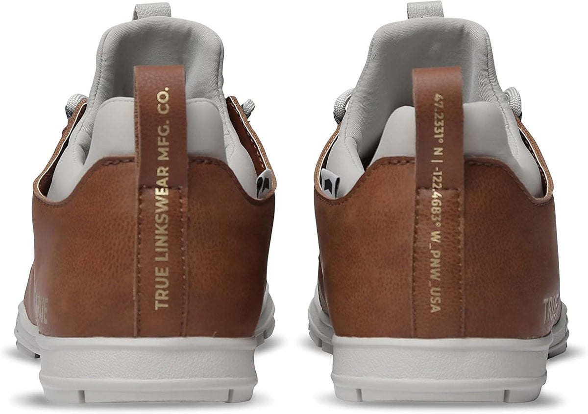 Soft White/Brown Golf Shoes H2732