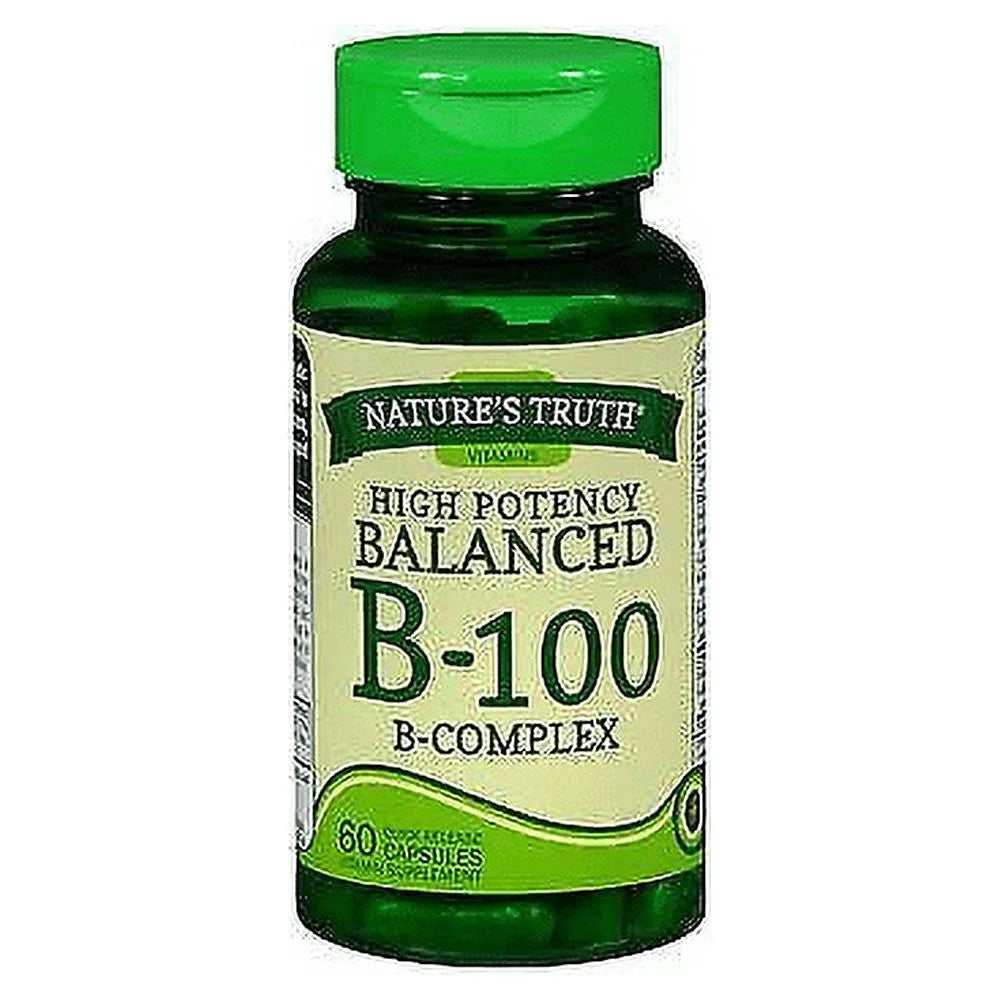 B-100 B-Complex Quick Release Capsules 60 ct Pack of 6 D3804