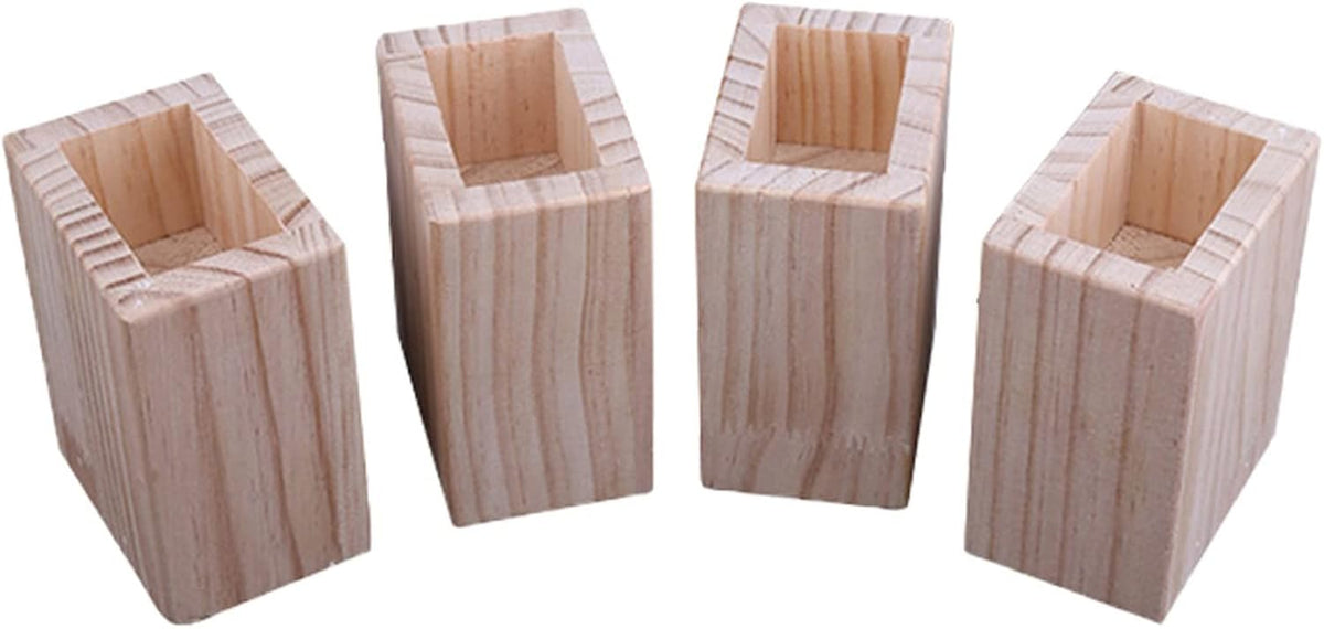 4 Pcs Solid Wood Furniture Legs Q3112