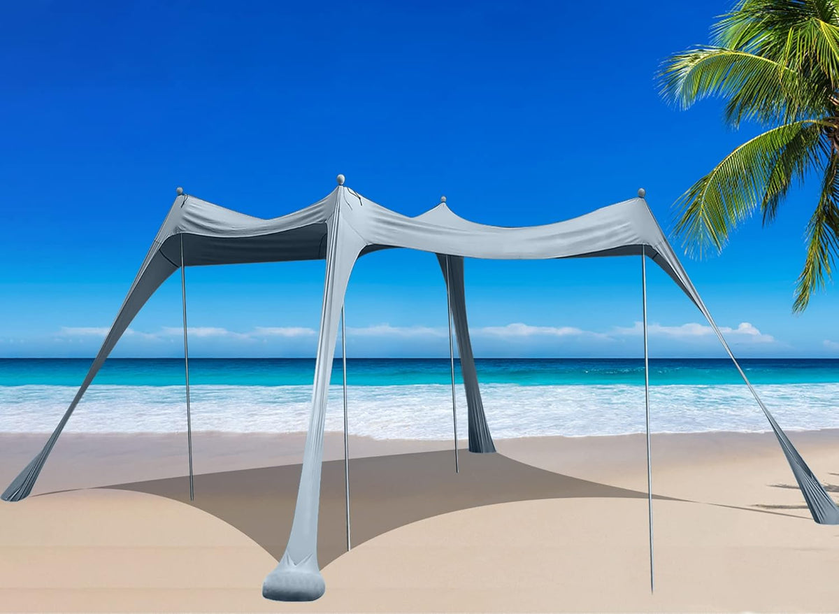 Beach Tent Sunshade with Carry Bag J622187