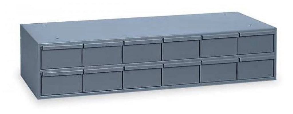 Gray Cold Rolled Steel 12 Drawer Storage Cabinet D653073