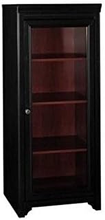 Audio Cabinet with 2 Adjustable Shelves in Antique Black M9282