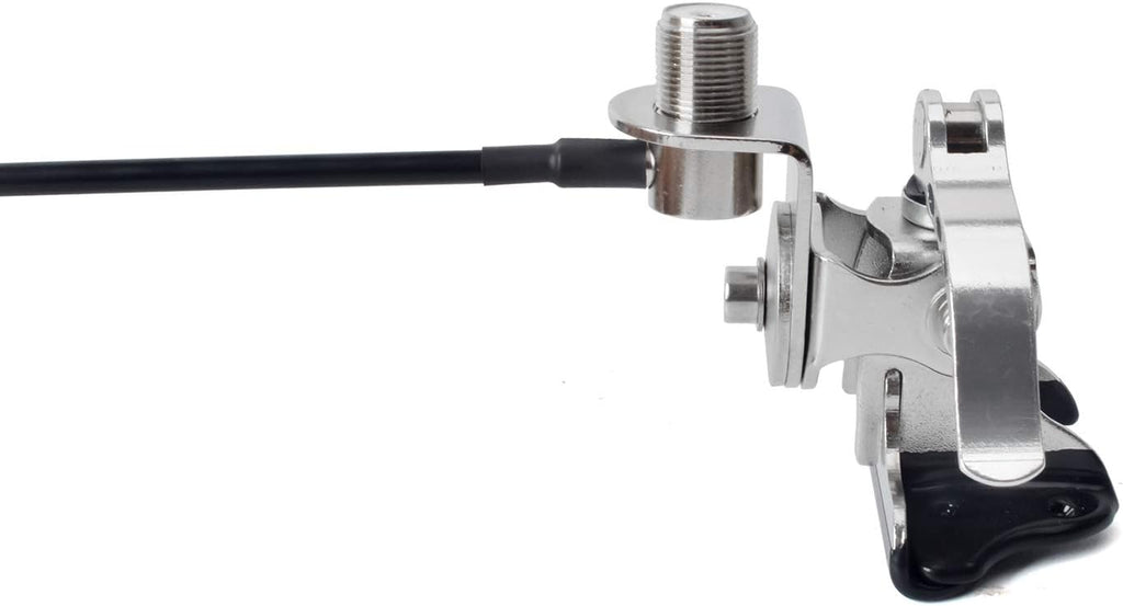 20inch Soft Telescopic Mobile Radio Antenna 137-174/400-480MHz with Clip and 5m Cable D90677
