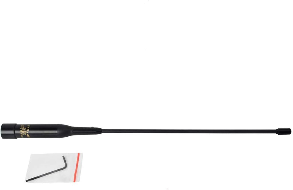 20inch Soft Telescopic Mobile Radio Antenna 137-174/400-480MHz with Clip and 5m Cable D90677