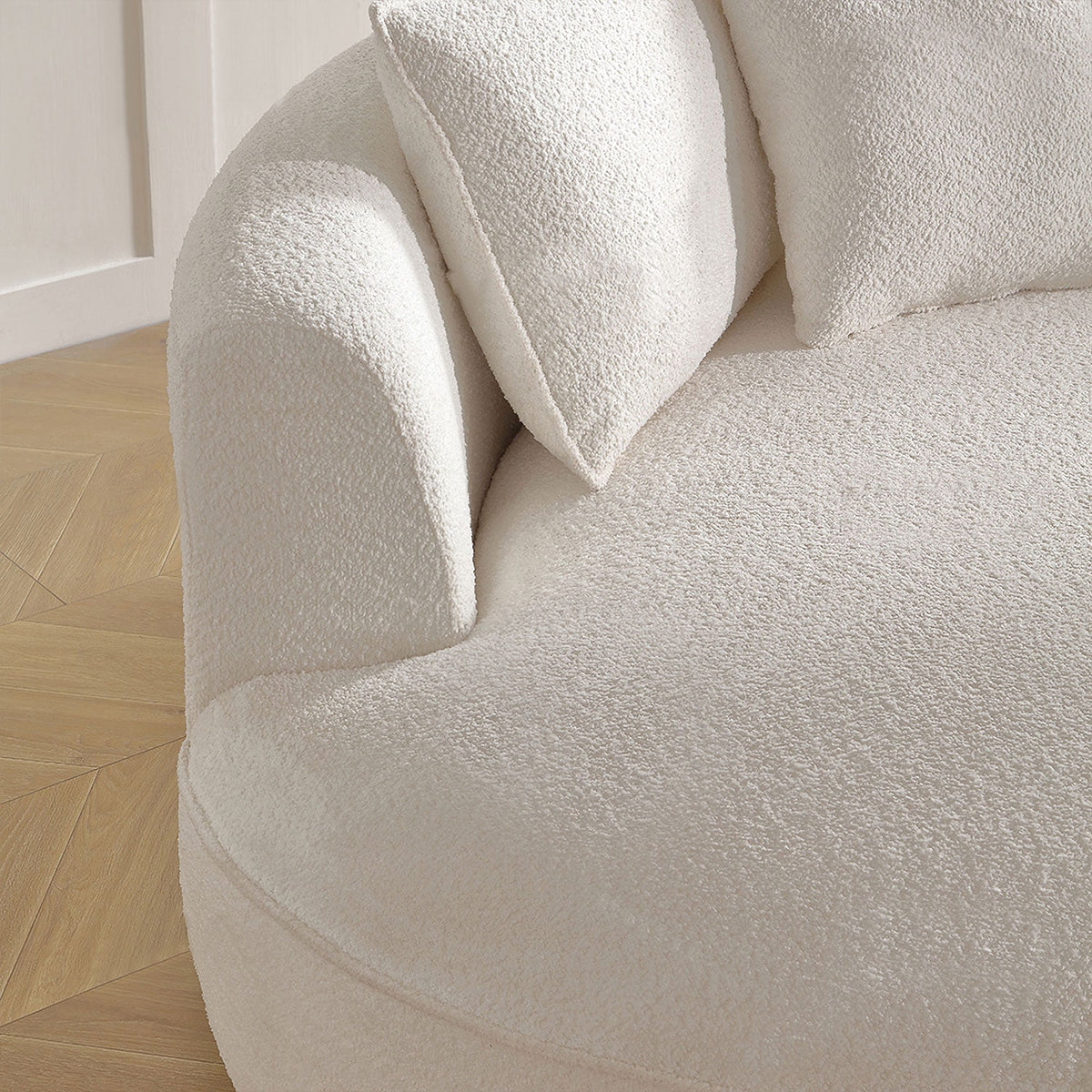 Modern Vintage Velvet Sectional Sofa with Chaise Y28384