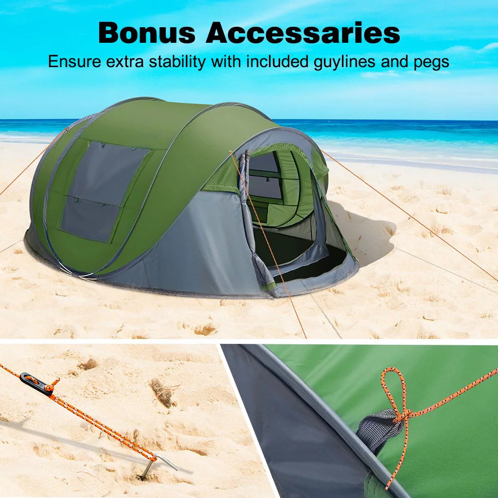 4 Person Waterproof Pop Up Tent W186