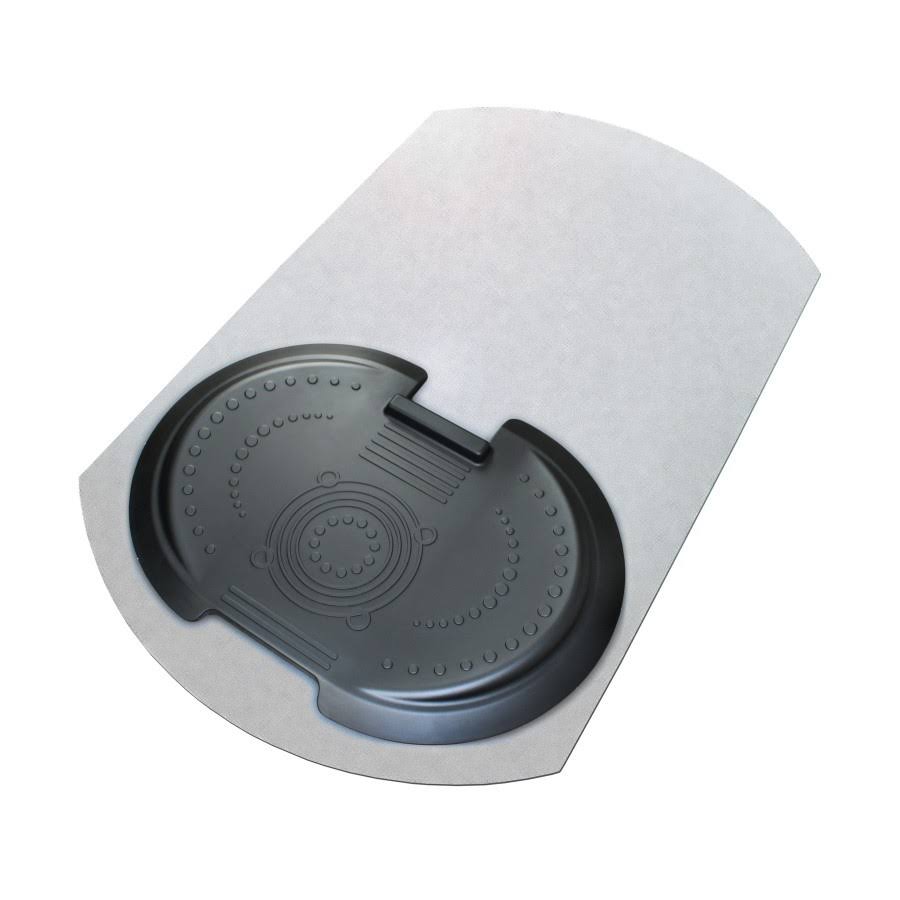 Black Sit & Stand Ergonomic Solution for Carpet W425779